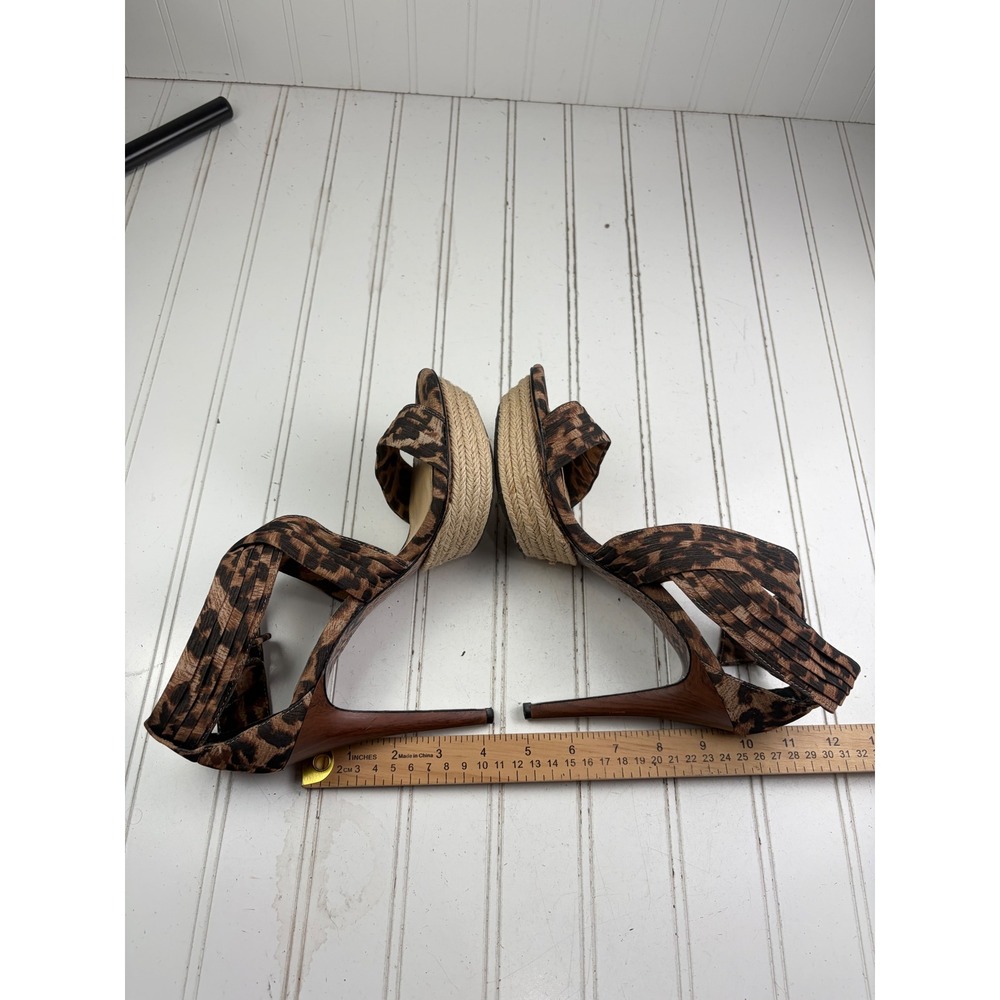 Gianni Bini Leopard Print Platform High Heels Stilettos Women's Size 8M - Picture 7 of 10